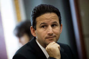 Brian Schatz Thinking In Congress Wallpaper