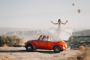 Bridal Car Wallpaper