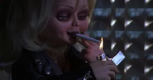 Brideof Chucky Lighting Cigarette Wallpaper