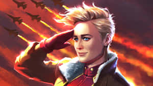 Brie Larson Returns As Captain Marvel In The Highly Anticipated Sequel Wallpaper