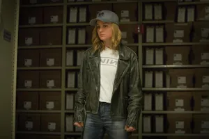 Brie Larson Stars As Captain Marvel In The Highly Anticipated 2019 Marvel Movie Wallpaper