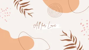 Bright Aesthetic Love Abstract Background Wallpaper