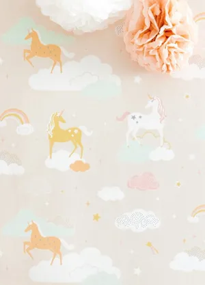 Bright And Bold Pastel Orange Wallpaper