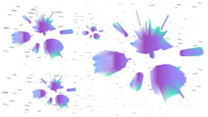 Bright And Juicy Purple Ink Wallpaper