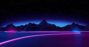 Bright And Vibrant Oled Monitor Wallpaper