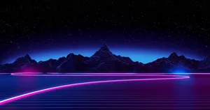 Bright And Vibrant Oled Monitor Wallpaper