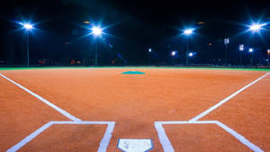 Bright, Awesome Softball Stadium Wallpaper