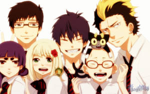 Bright Blue Exorcist Photo Wallpaper