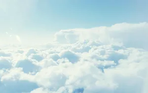 Bright Clear Aesthetic Clouds Wallpaper