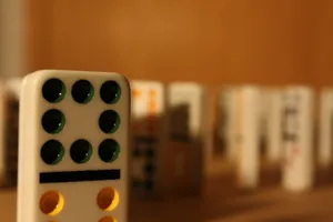 Bright Dominos Wallpaper