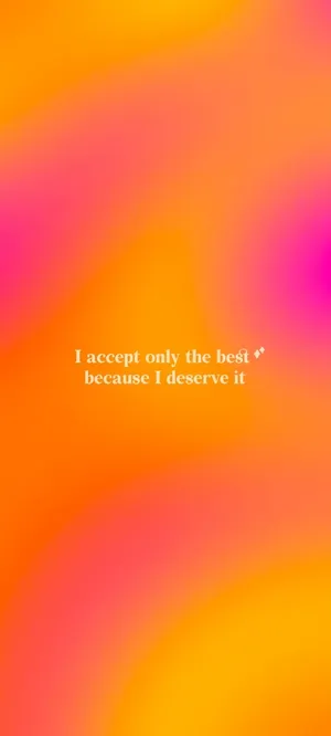 Bright Pink And Orange Aura Aesthetic Wallpaper