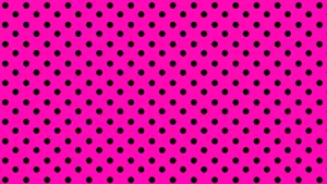 Bright Pink Black Dot Iphone Wallpaper