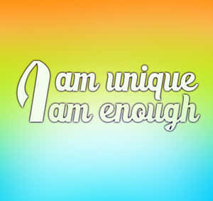 Bright Quote Graphics About Being Distinct Wallpaper