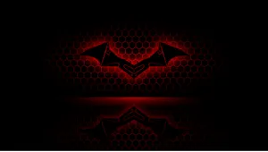Bright Red Batman Logo In High-definition Wallpaper