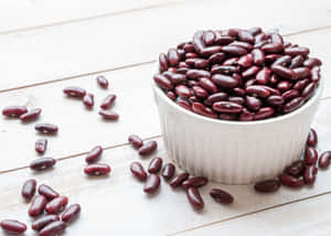 Bright Red Beans Close-up Wallpaper