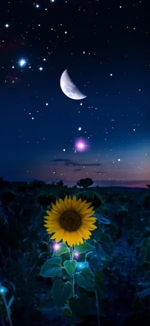 Bright Romantic Sunset Wallpaper