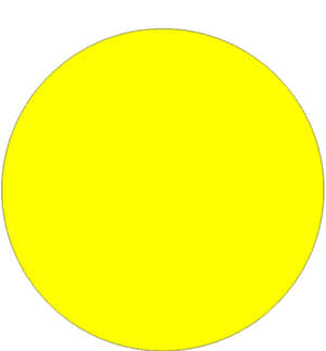 Bright Yellow Circle Background Wallpaper