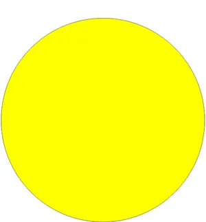 Bright Yellow Circle Background Wallpaper