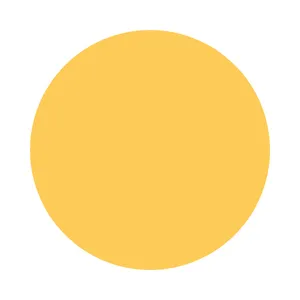 Bright Yellow Circle On A Plain Background Wallpaper