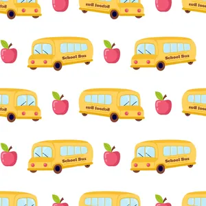 Bright Yellow School Bus On A Sunny Day Wallpaper