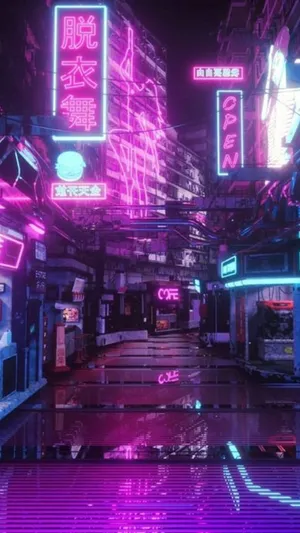 Brighten Up The Night With Epic Neon! Wallpaper