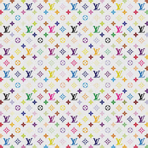 Brighten Up Your Day With A Bold Louis Vuitton Print. Wallpaper