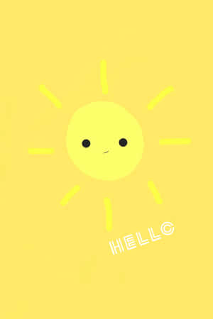 Brighten Up Your Day With A Cute Sun Wallpaper