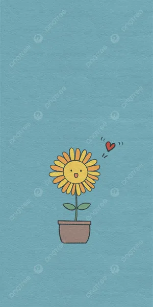 Brighten Up Your Day With This Adorable Cute Sun! Wallpaper