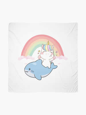 Brighten Up Your Day With This Colorful Rainbow Pastel Image! Wallpaper