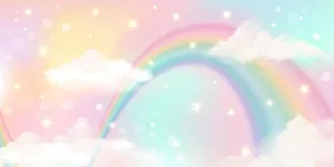Brighten Up Your Day With This Cute Rainbow Pastel Wallpaper