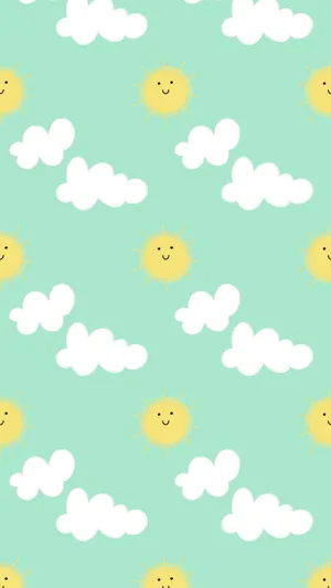 Brighten Up Your Day With This Cute Sun. Wallpaper