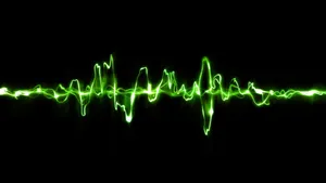 Brighten Up Your Day With This Vibrant Neon Green Desktop Background. Wallpaper