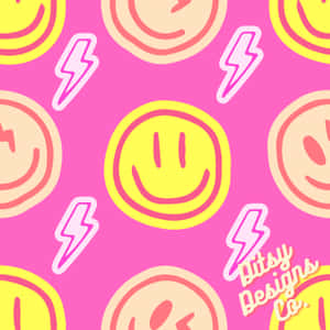 Brighten Your Day With Cute Neon Pink Wallpaper