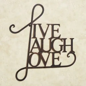 Brighten Your Days And Your Life With 'live, Laugh, Love' Wallpaper
