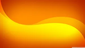 Brighten Your Desktop With An Orange Hue Wallpaper