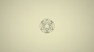 Brightly Colored Minimalist Design Wallpaper