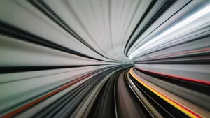 Brightly Colored Motion Blur Wallpaper