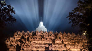 Brilliant Light In Borobudur Temple Wallpaper