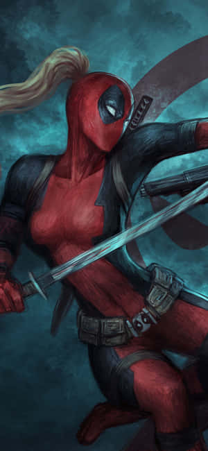 Bring A Superhero To Your Phone With The Deadpool Iphone Wallpaper