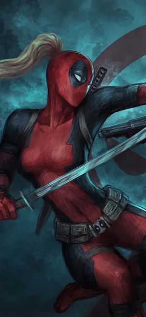 Bring A Superhero To Your Phone With The Deadpool Iphone Wallpaper
