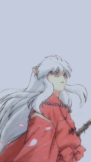 Bring Home The Power Of The Inuyasha Legacy With The All-new Inuyasha Iphone, Available Now. Wallpaper