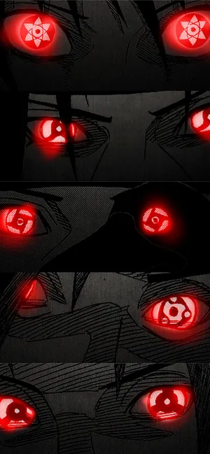 Bringing The Fire With This Red Anime Iphone 11 Wallpaper