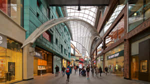 Bristol Cabot Circus Shopping Centre Wallpaper