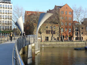 Bristol Harbour Pero's Bridge Wallpaper