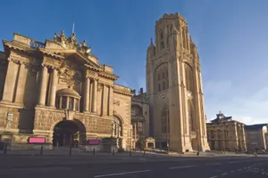 Bristol Historic Buildingsat Dusk Wallpaper
