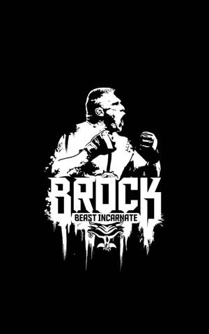 Brock Lesnar Sticker Template Wallpaper