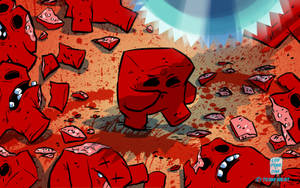 Broke Super Meat Boy Wallpaper