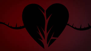 Broken Black Heart Wallpaper