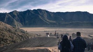 Bromo Tengger Semeru National Park Pemandangan Wallpaper