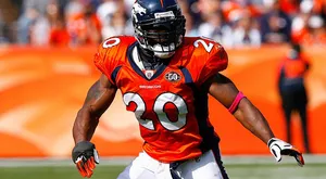 Broncos Player Number20 Action Shot Wallpaper